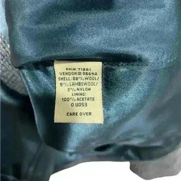 LL Bean Womens Sz 6P Tweed Wool Button Front Classic Blazer Pockets Notch Collar - Picture 4 of 10